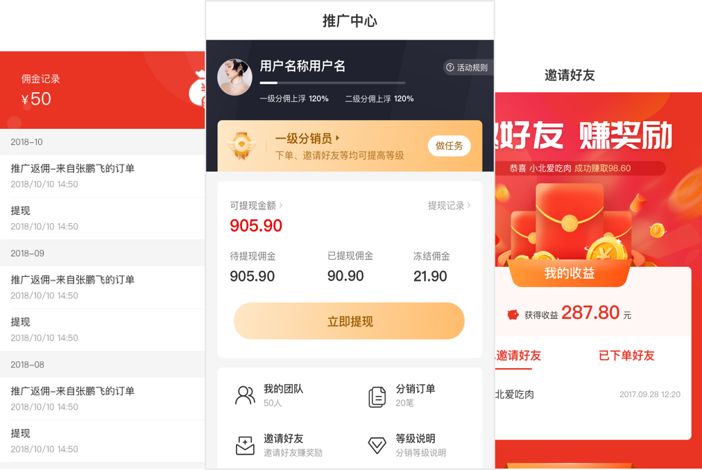 分销功能